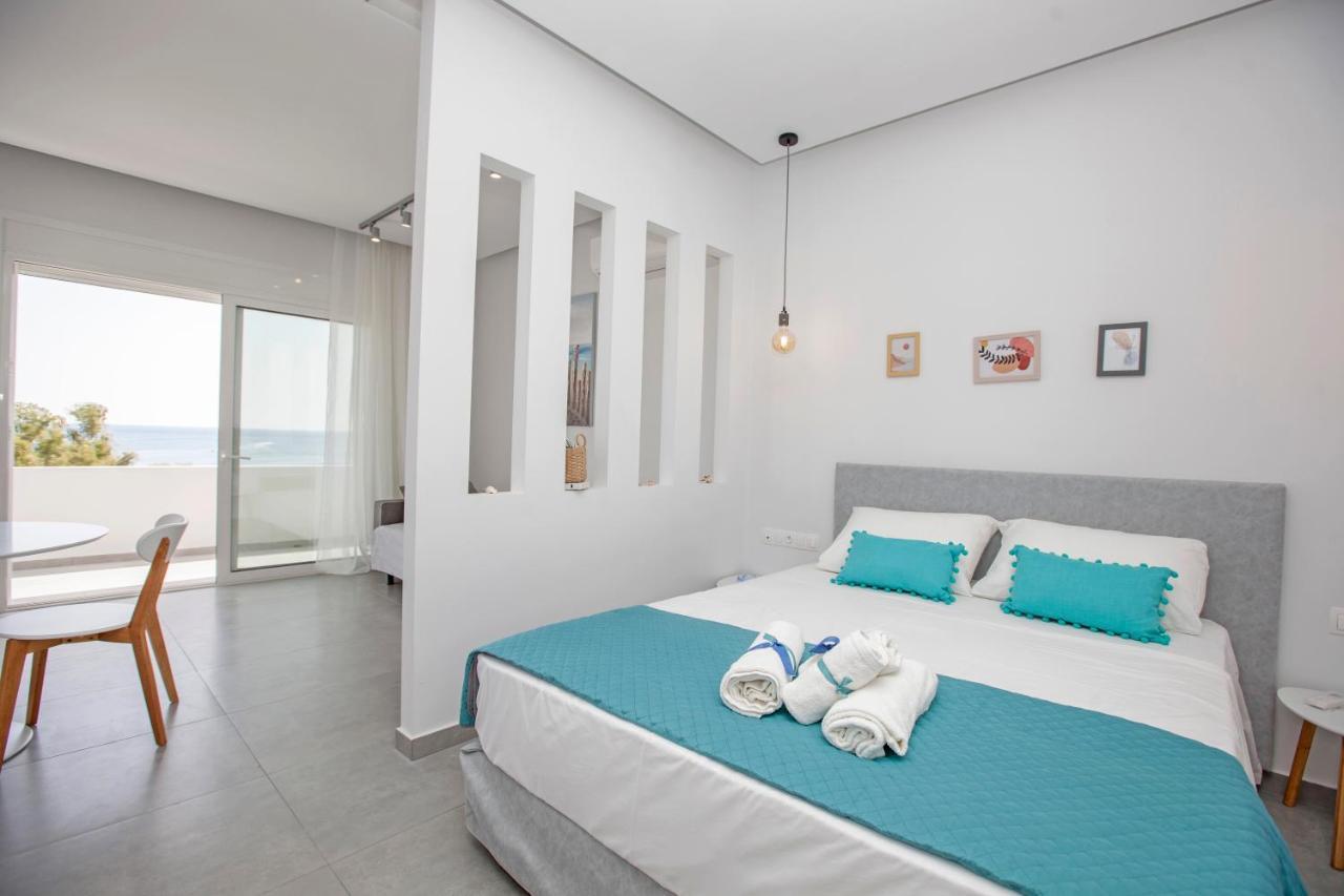 The Azure Blue Apt Faliraki Dış mekan fotoğraf